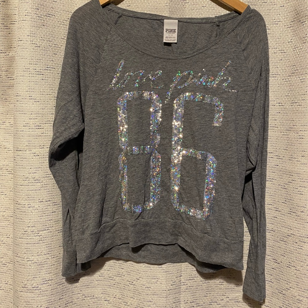 PINK by VS Gray Long Sleeve